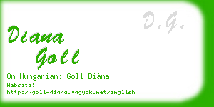 diana goll business card